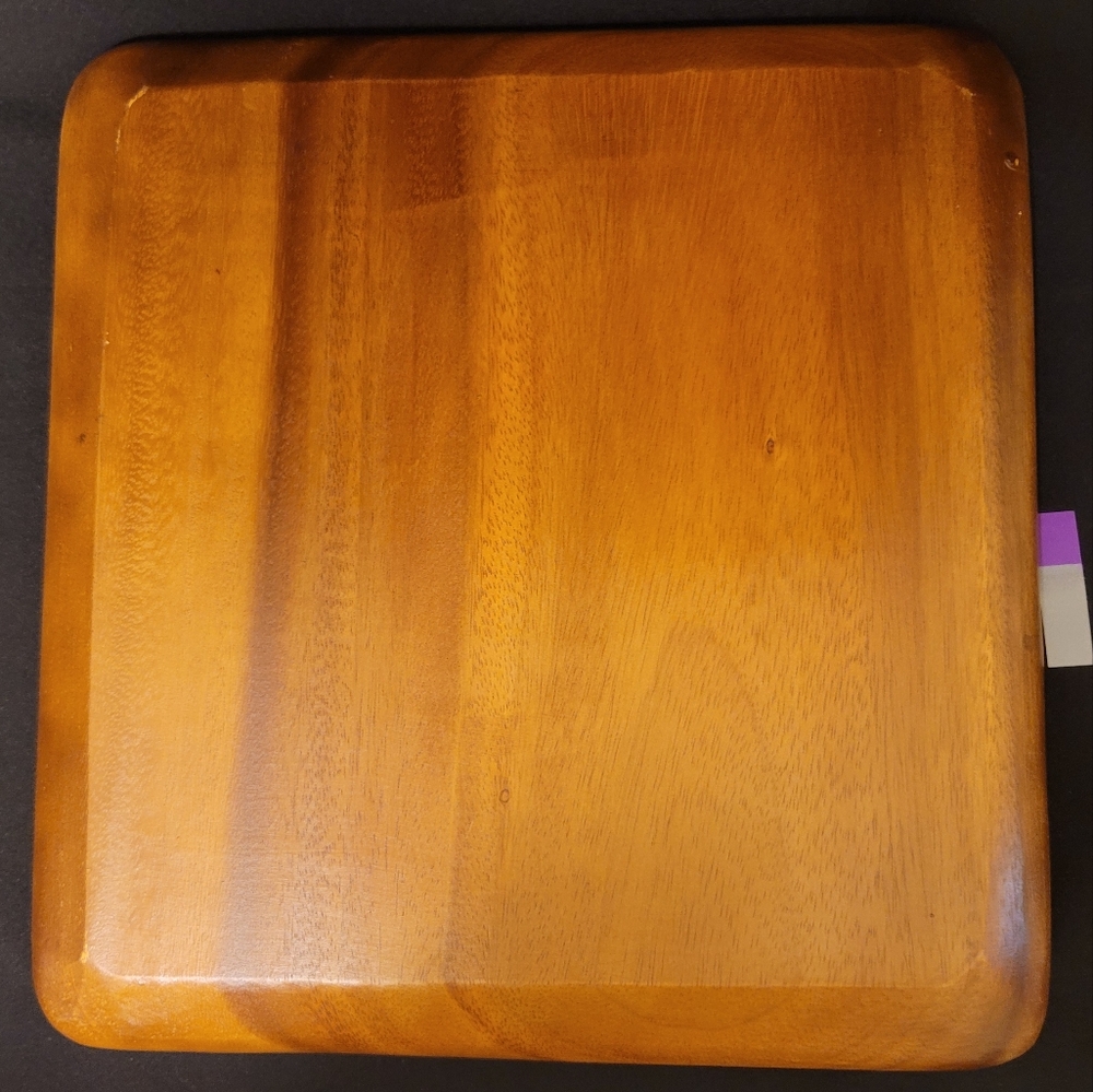 Y2K wooden dinner/charger plate - Picture 4 of 4